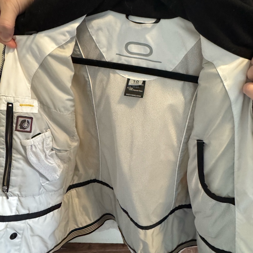 Obermeyer White and Yellow Ski Jacket - Picture 4 of 6